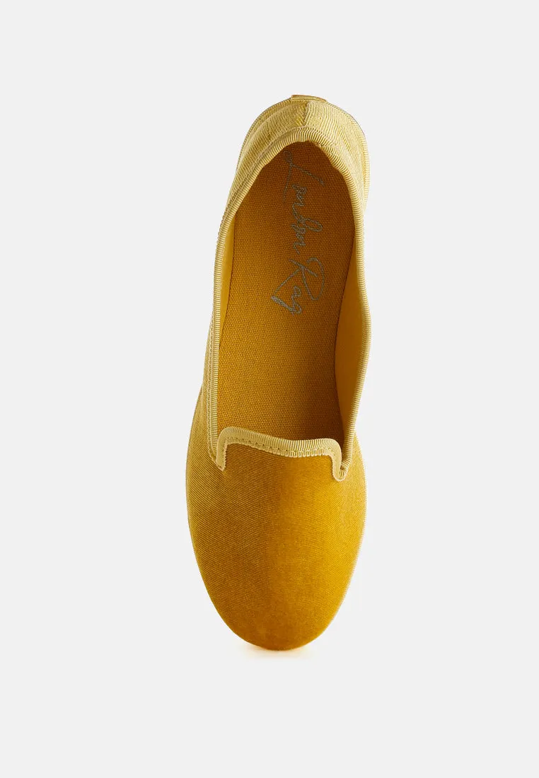 Velvet Round Toe Slip-On Sneakers By RUW