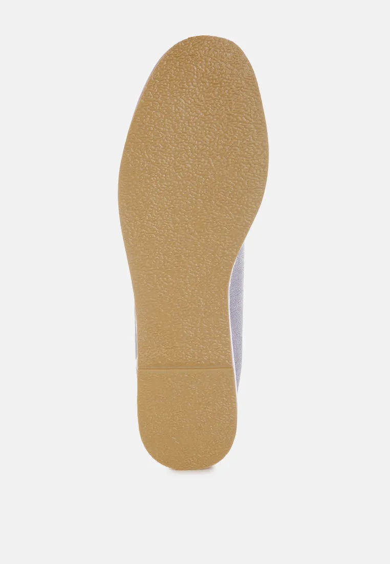Velvet Round Toe Slip-On Sneakers By RUW