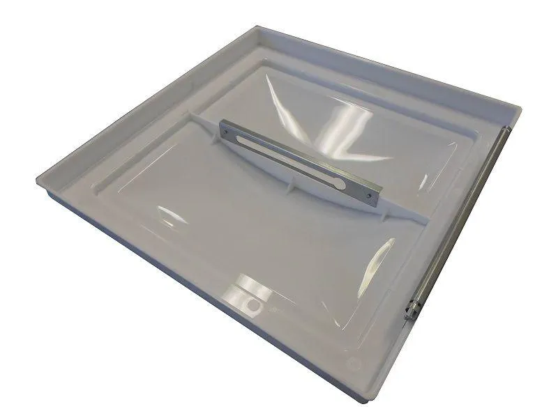Ventline Hatch 14"X14" White Lid Only to suit Old Metal Clip Connection. 40155