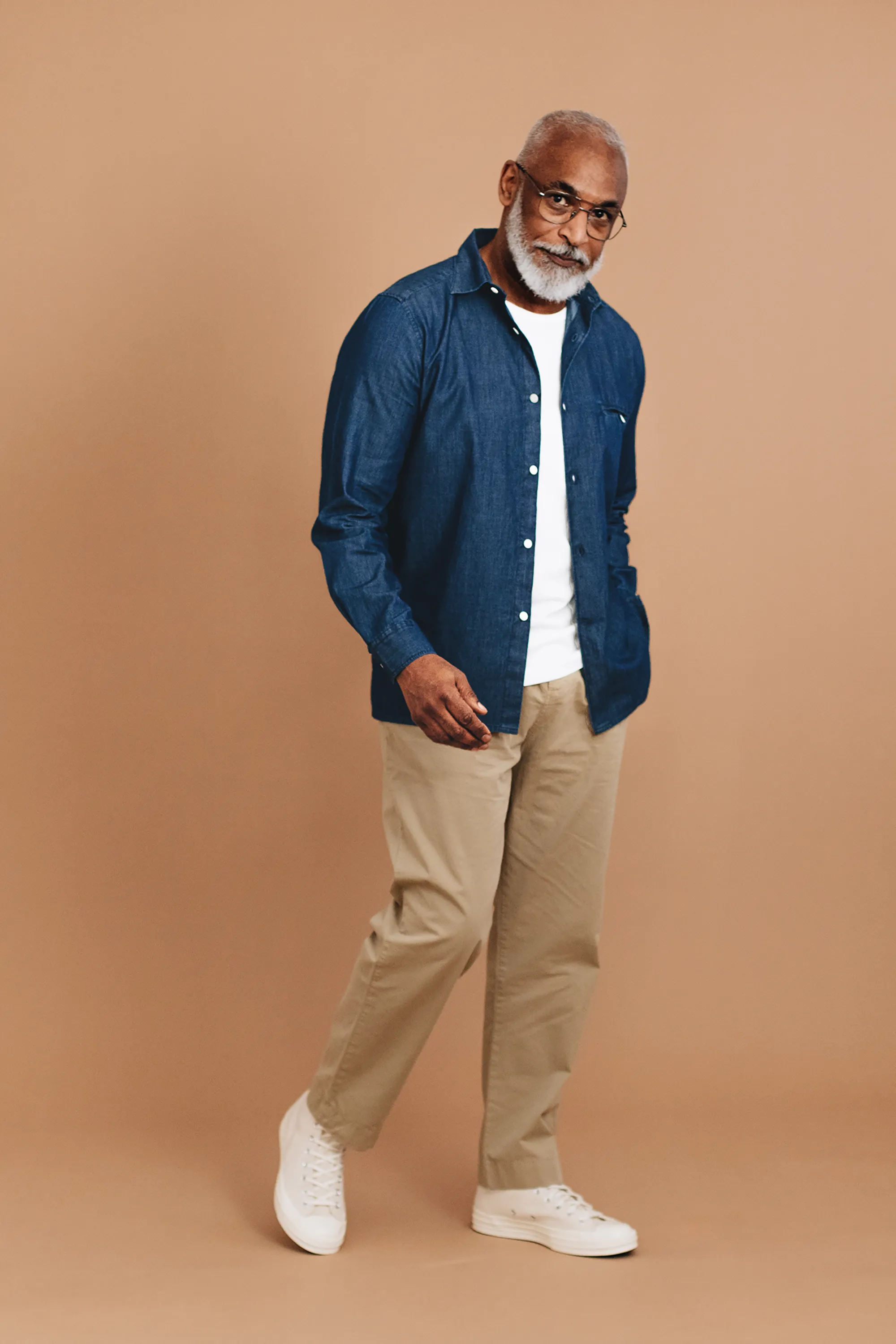 Washed Denim Essential Shirt