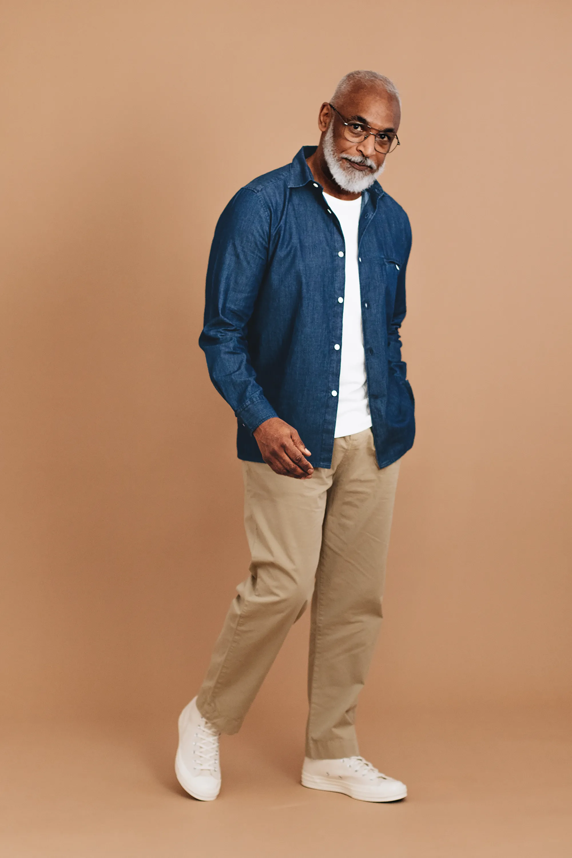 Washed Denim Essential Shirt