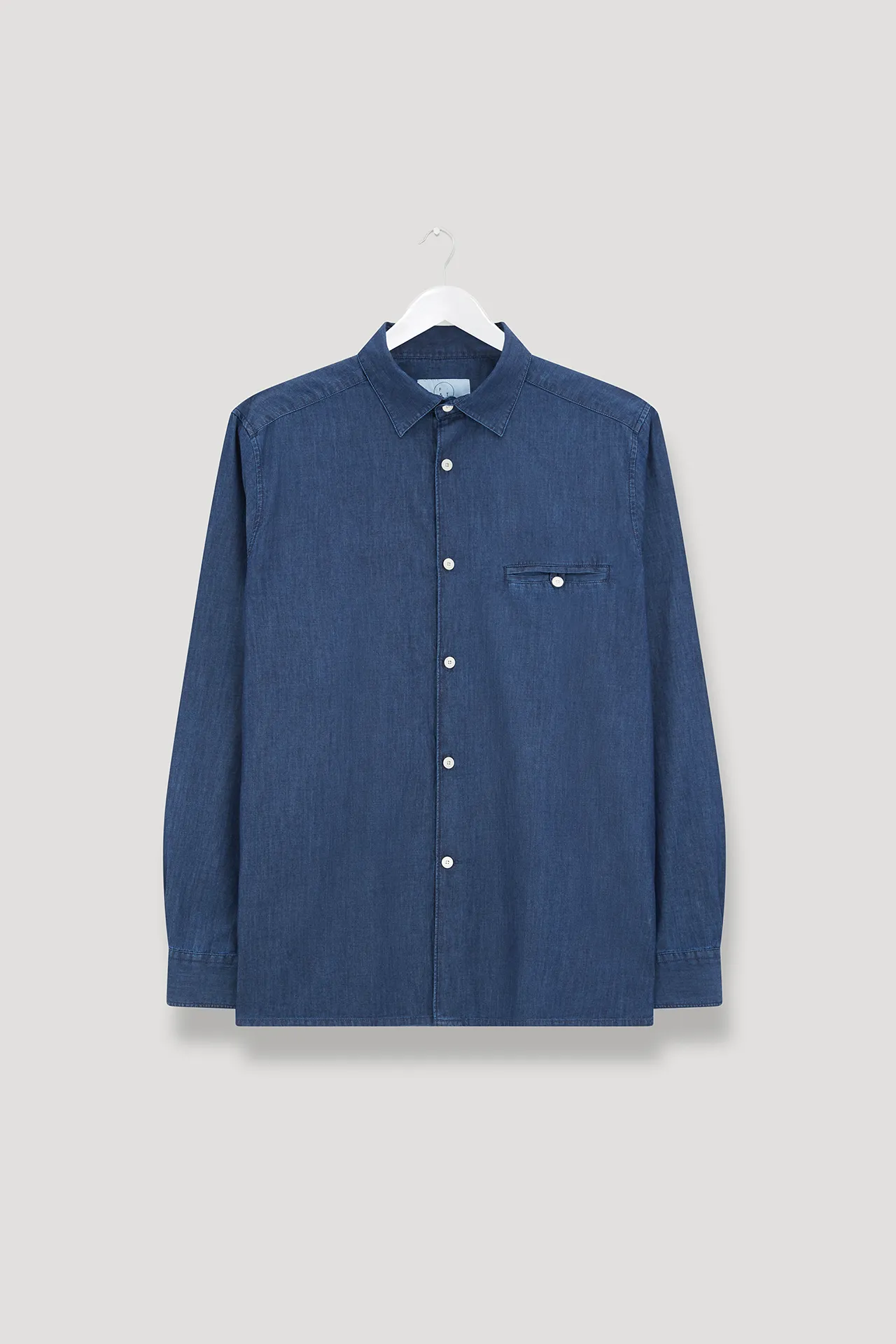Washed Denim Essential Shirt