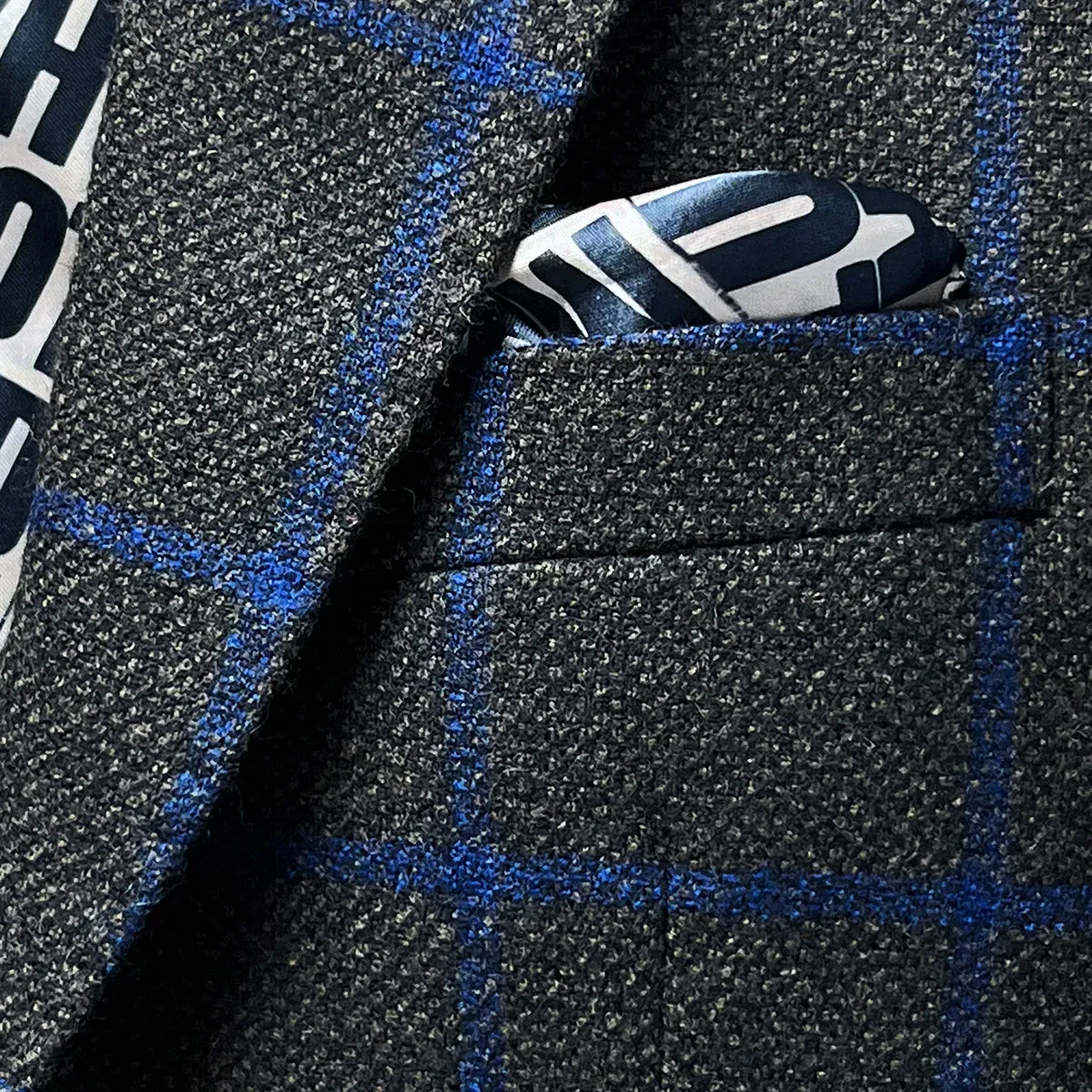 Westwood Hart Brown with Royal Blue Windowpane Sportcoat
