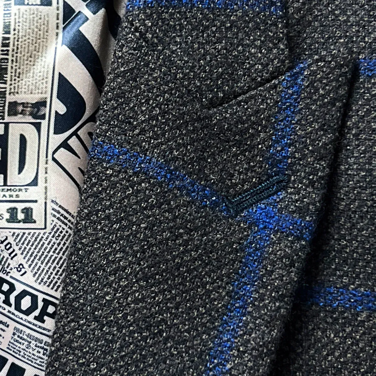 Westwood Hart Brown with Royal Blue Windowpane Sportcoat