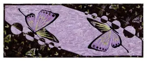 Wildfire Designs Alaska Into the Wild Butterflies Table Runner Applique Quilt Pattern