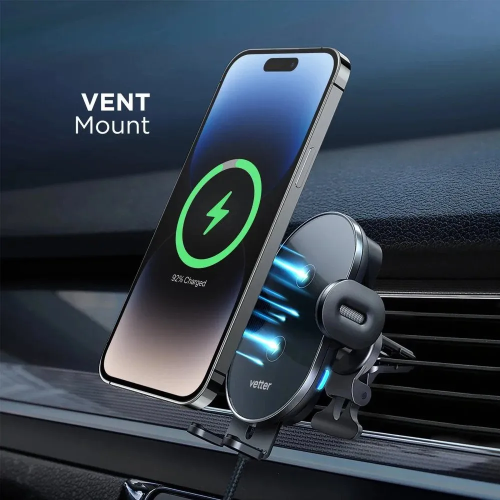 Wireless Car Mount Vetter WiDrive DUO, Fast Charging with Dual Coil