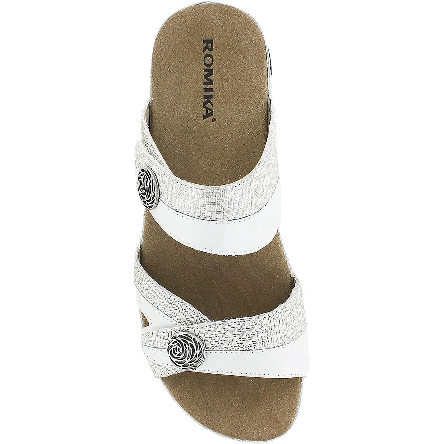Women's Romika Fidschi 22 Off White Combi Leather