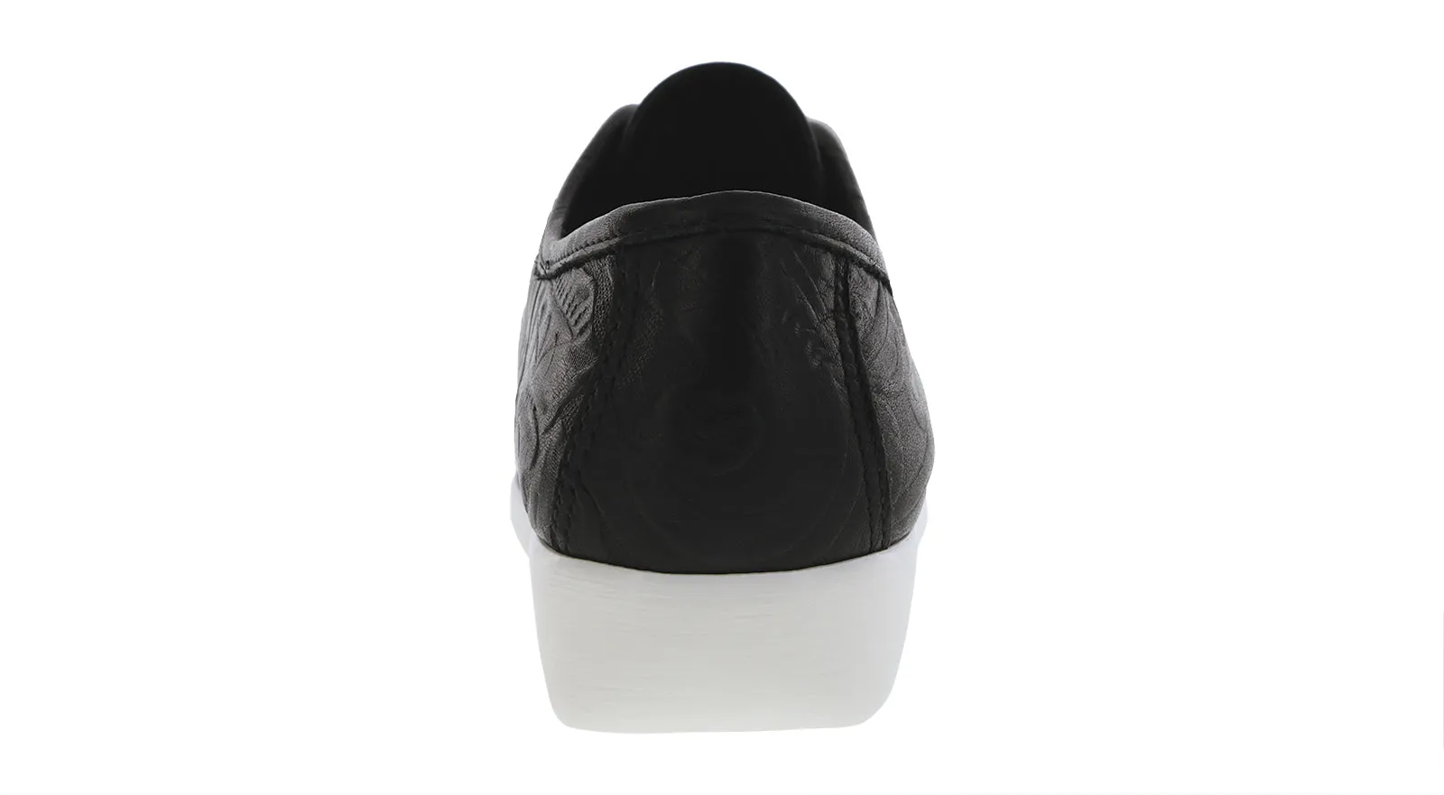 Women's Siesta Lace Up Loafer in Black Larse