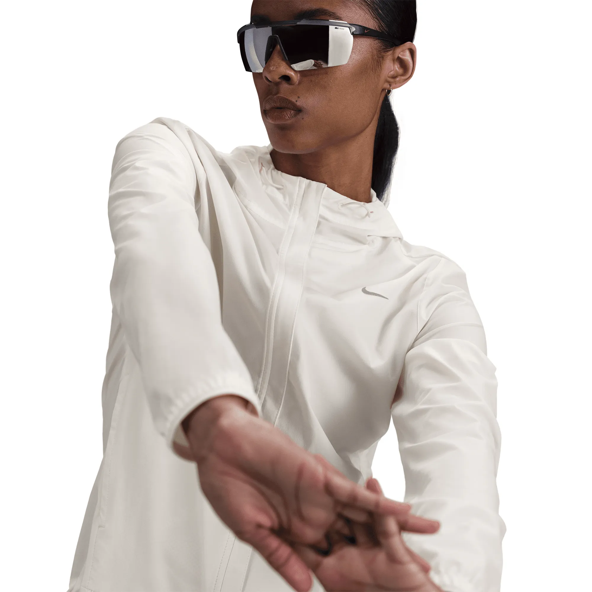 Women's Swift Women's Repel Packable Running Jacket (133 - Sail/Reflective Silver)