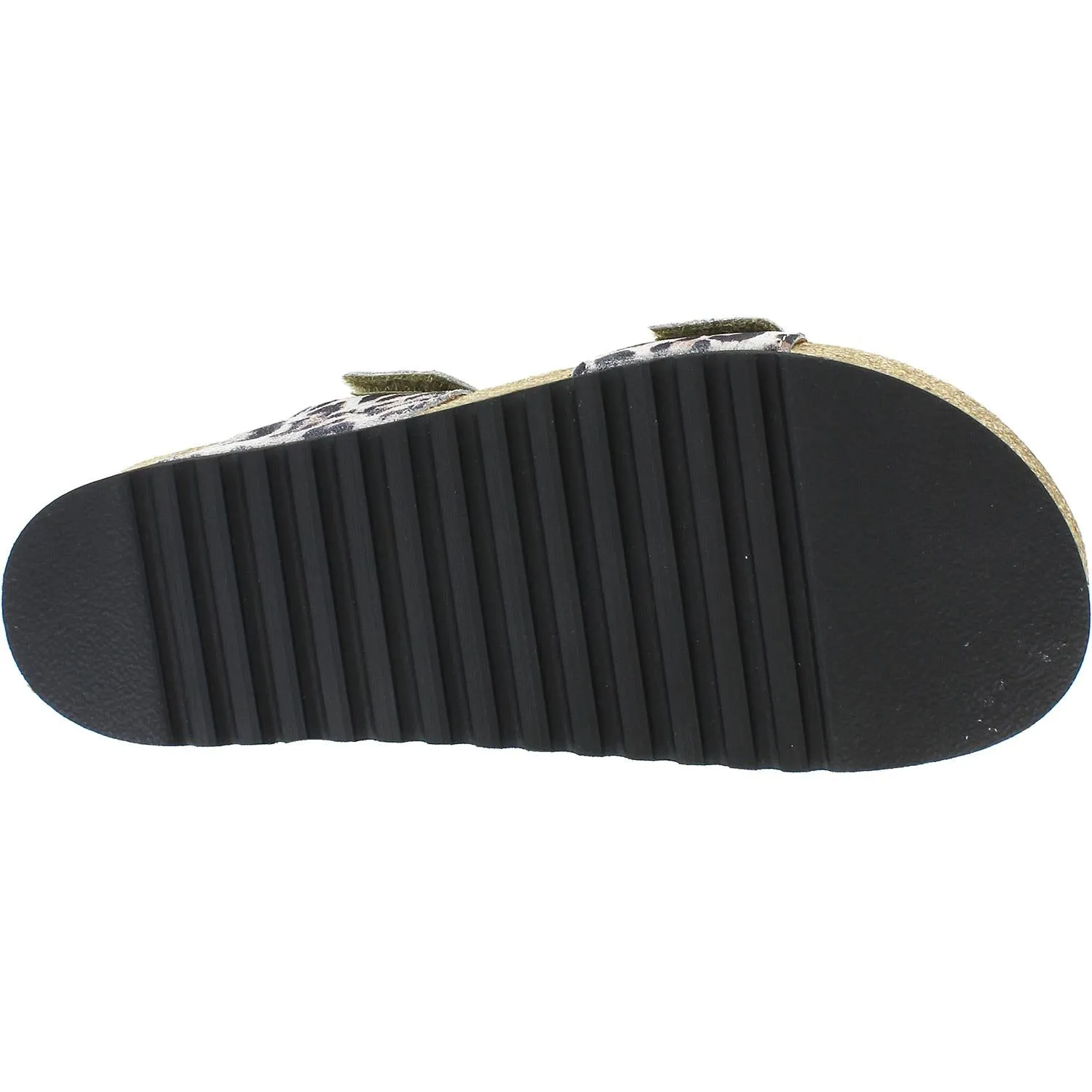 Women's Taos Maximo Grey Leopard Suede
