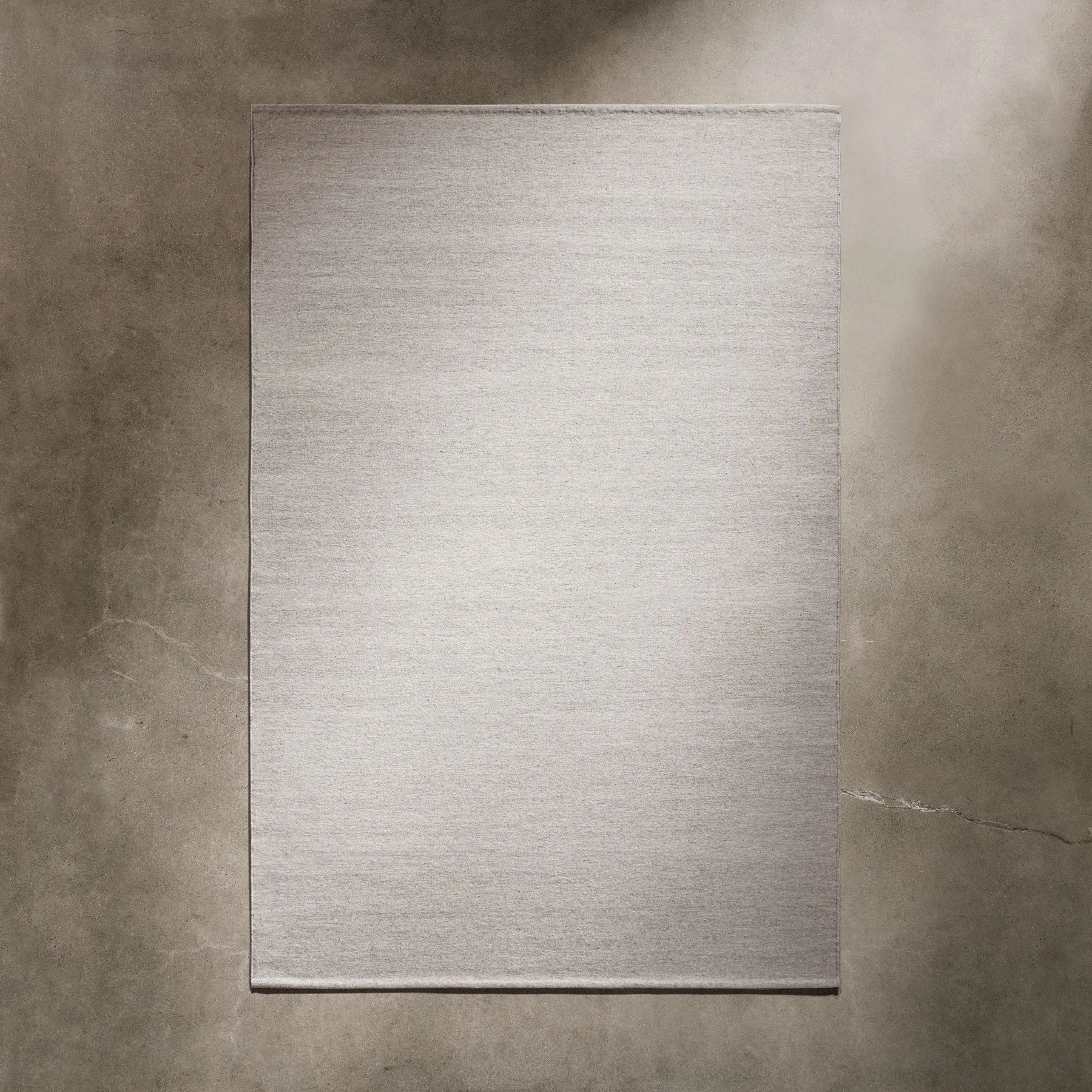 Wool Area Rug - Grey Melange