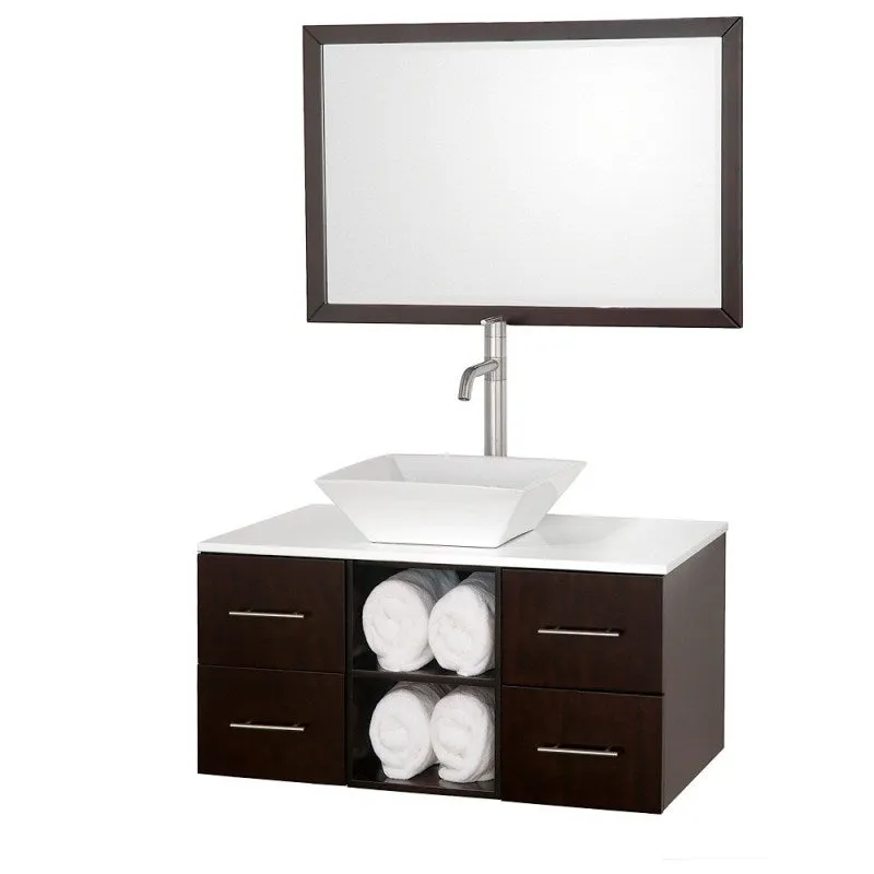 Wyndham Collection Abba 36" Vanity Set - Espresso WC-B900-36-ESP