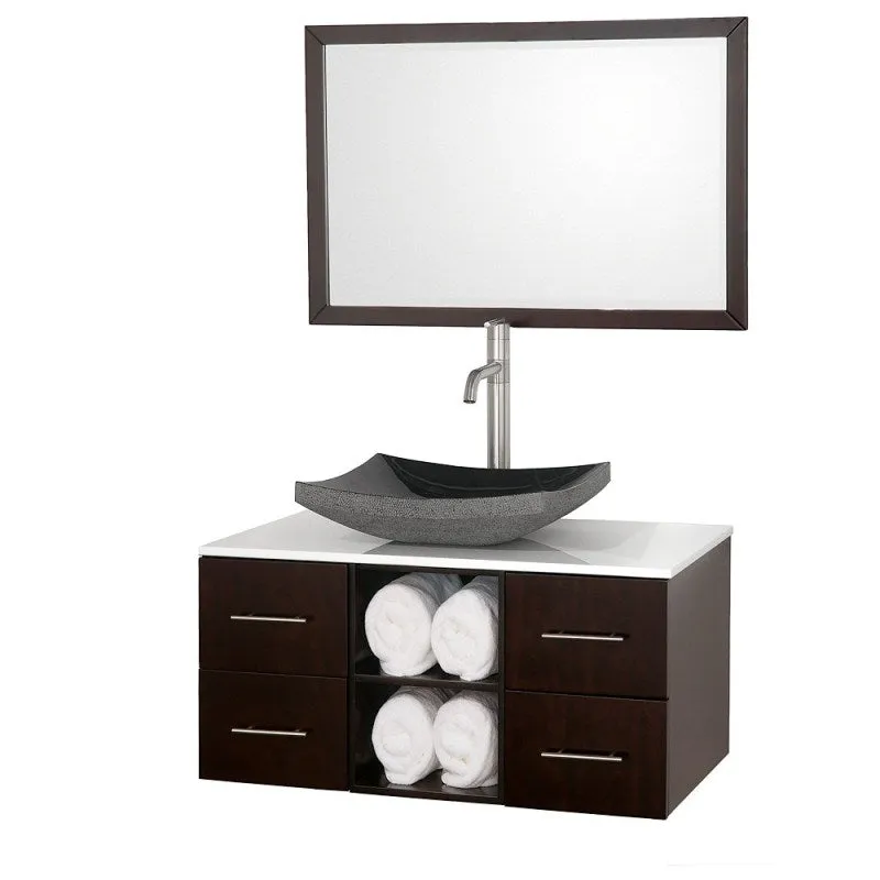 Wyndham Collection Abba 36" Vanity Set - Espresso WC-B900-36-ESP