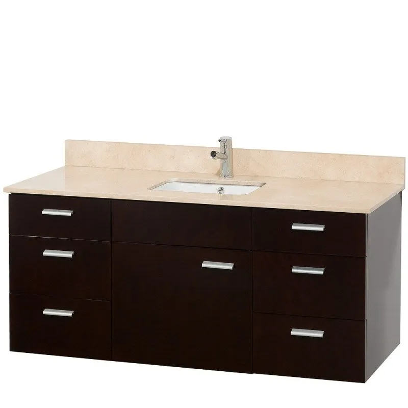 Wyndham Collection Encore 52" Single Bathroom Vanity Set - Espresso WC-CG4000-52-ESP
