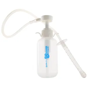 XR Brands Clean Stream Pump Action Enema Bottle with Nozzle